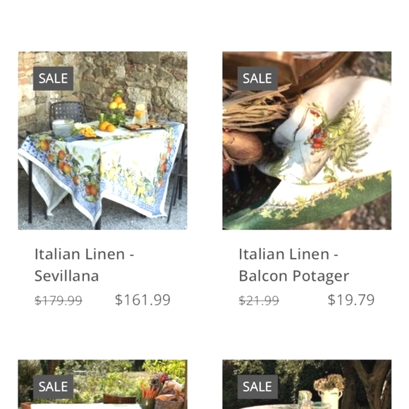 Italian made table Linen for round table - Picture 8 of 8